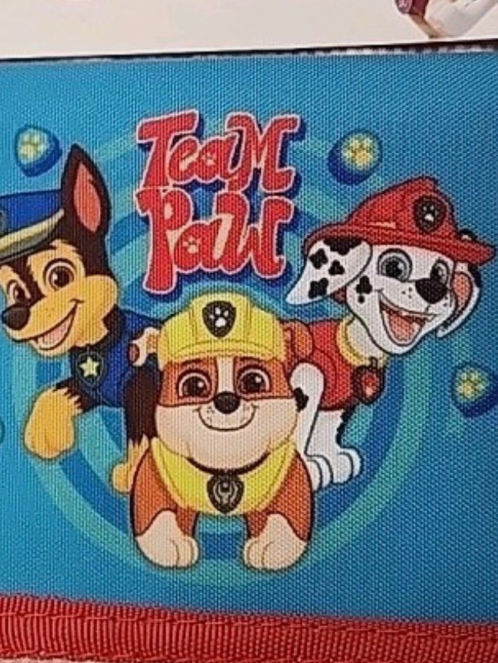 Paw Patrol Blue Kids Bifold Wallet NWT